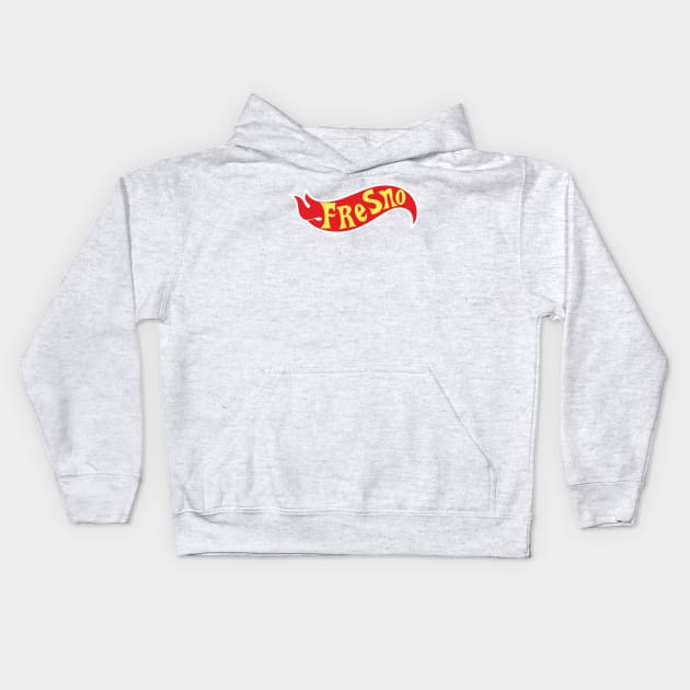 Hot Fresno Kids Hoodie by beejay559